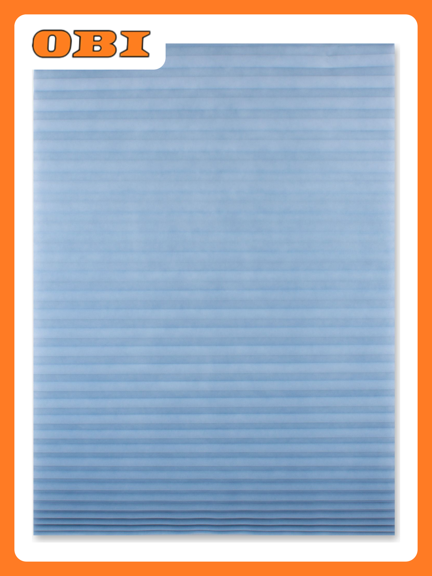 Жалюзи Room Decor LY PB05  плиссе  самоклеящиеся  голубые  90x190 см