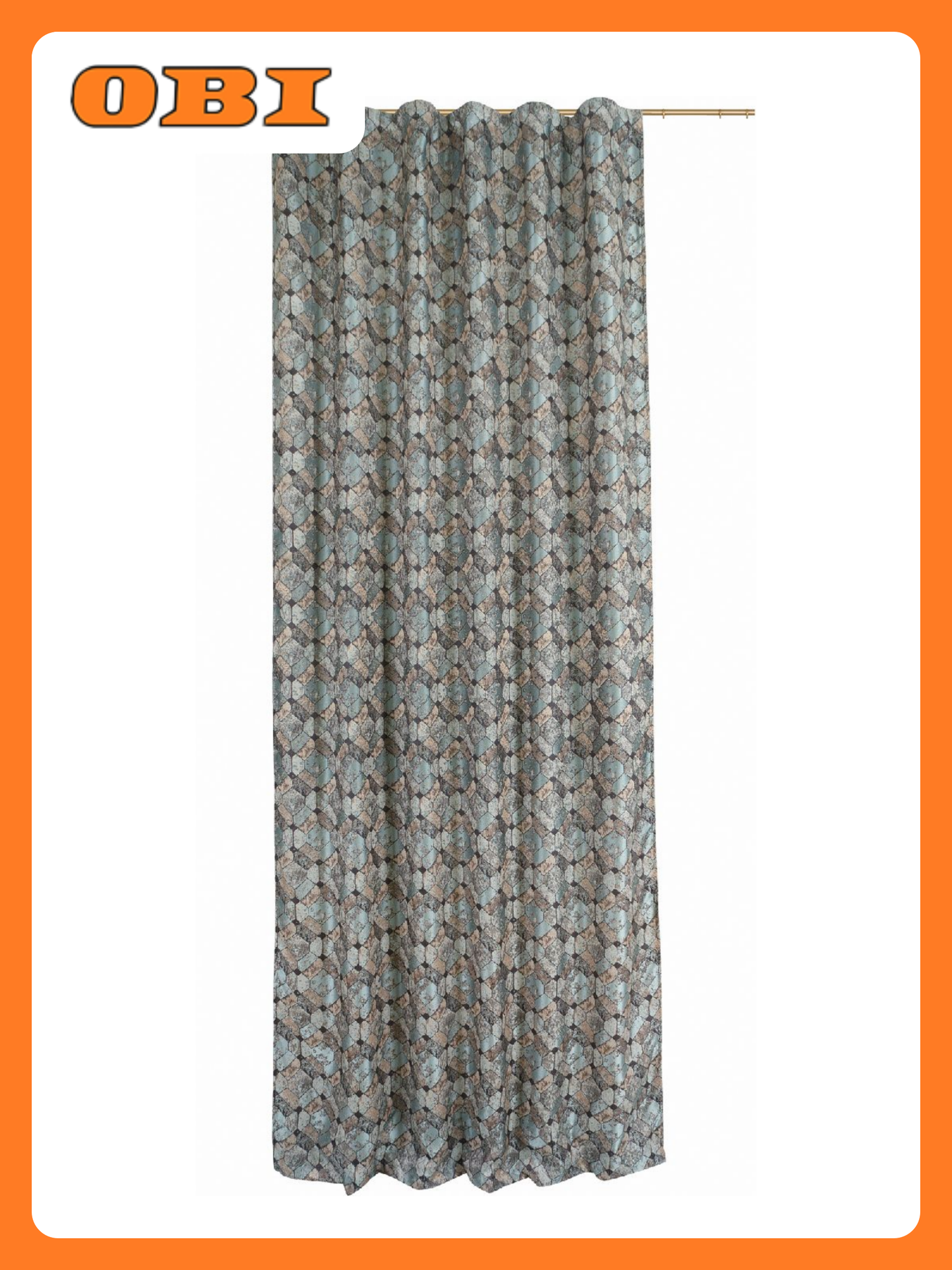 Штора Miamoza готовая жаккард 140х280 см  зеленый