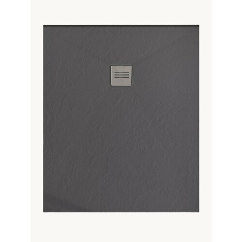 Премиальный поддон для душа INRAIN из искусственного камня прямоугольный 80х120х3см Белый с решеткой на сифон 38333₽