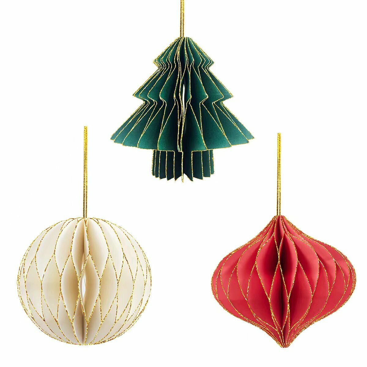 Новогодние шары-украшения для елки, подвесные декорации, шары-соты, декор для новоселья, подвесные украшения для