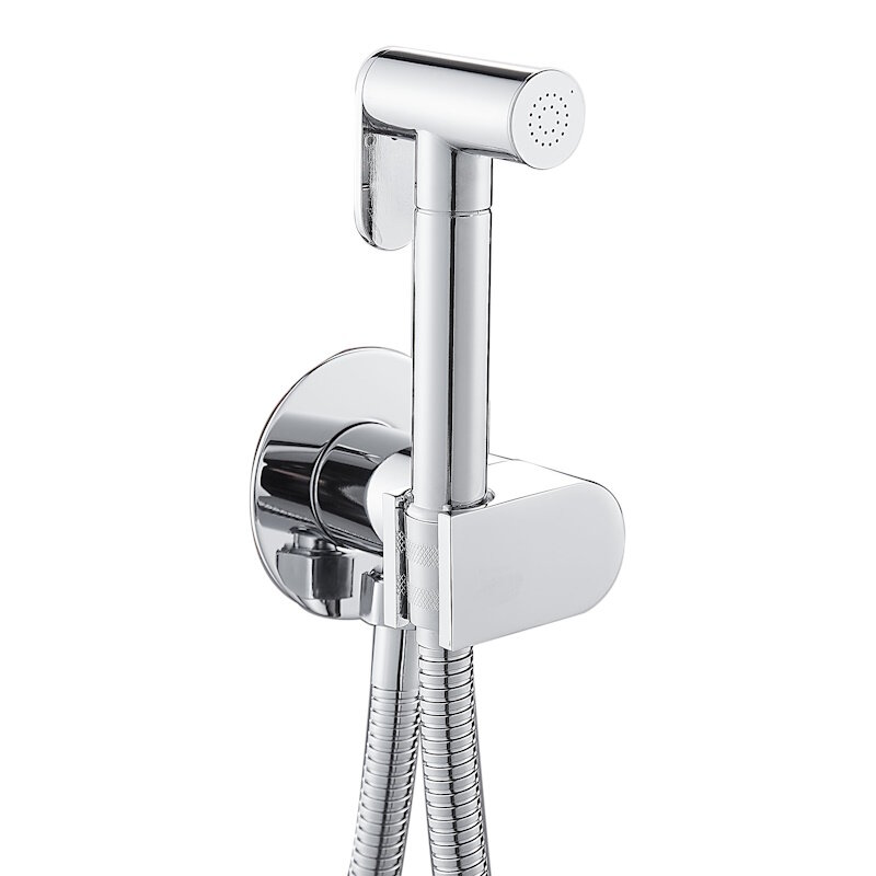 Гигиенический душ со смесителем встраиваемый ESKO SMH03 хром