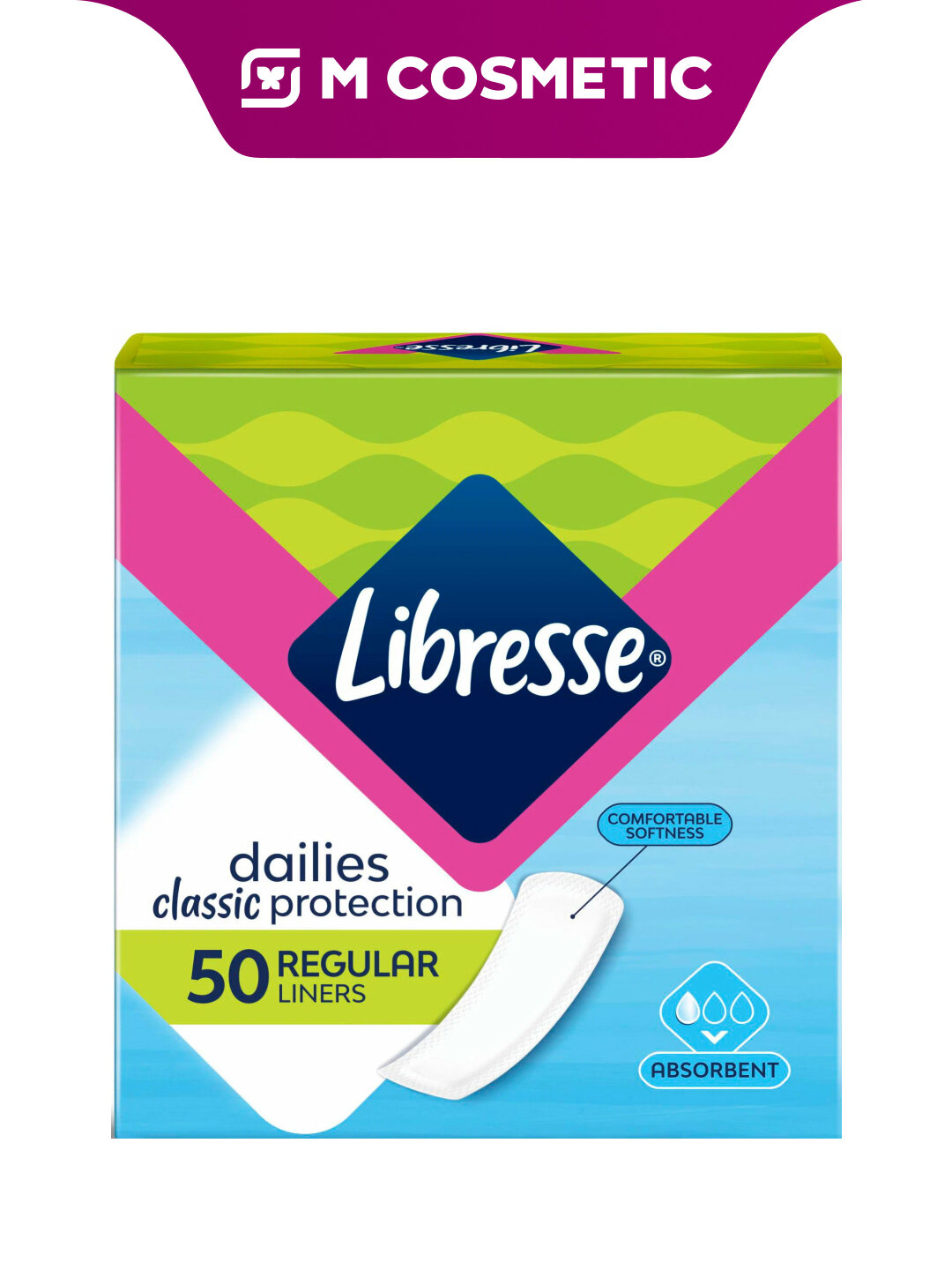 LIBRESSE Classic Ежедневные прокладки 50шт для комфорта и свежести каждый день