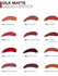 Матовая жидкая помада Flormar Silk Matte liquid lipstick тон 01