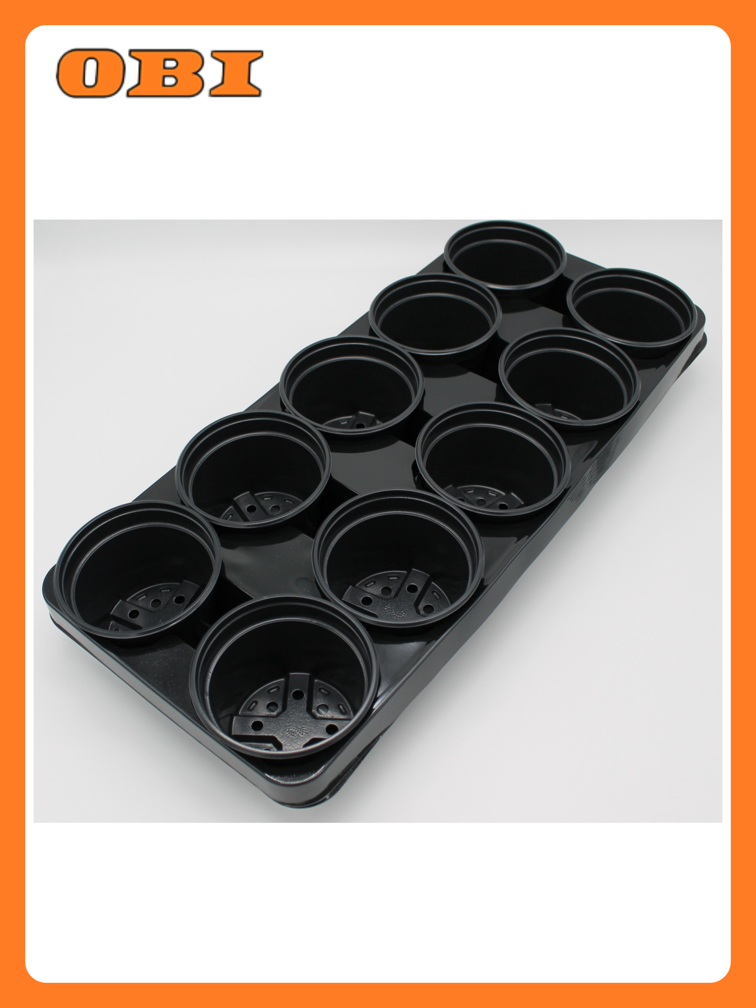 Транспортная кассета с круглыми горшками d 11 см 10 горшков