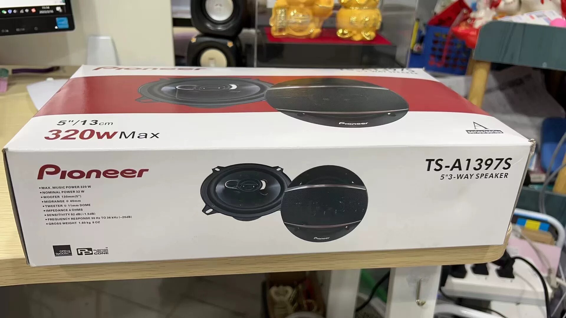Pioneer 5-дюймовые коаксиальные колонки пара, улучшенное качество звука для автомобильных стереосистем