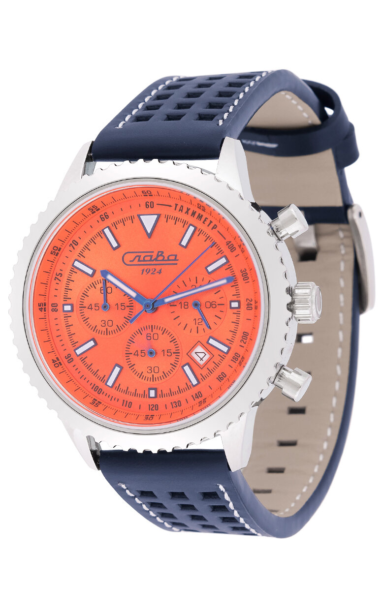 Наручные часы Слава Традиция, синий — фото 1