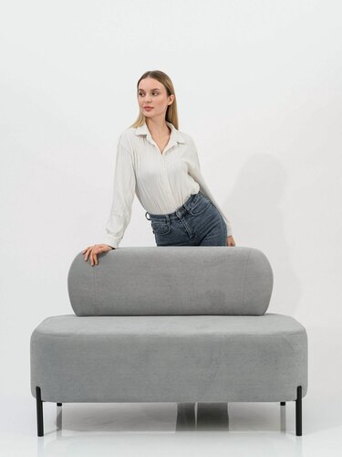 Изображение товара Диван KamicoHome Como, двухместный, прямой, нераскладной, 118×62×77 см
