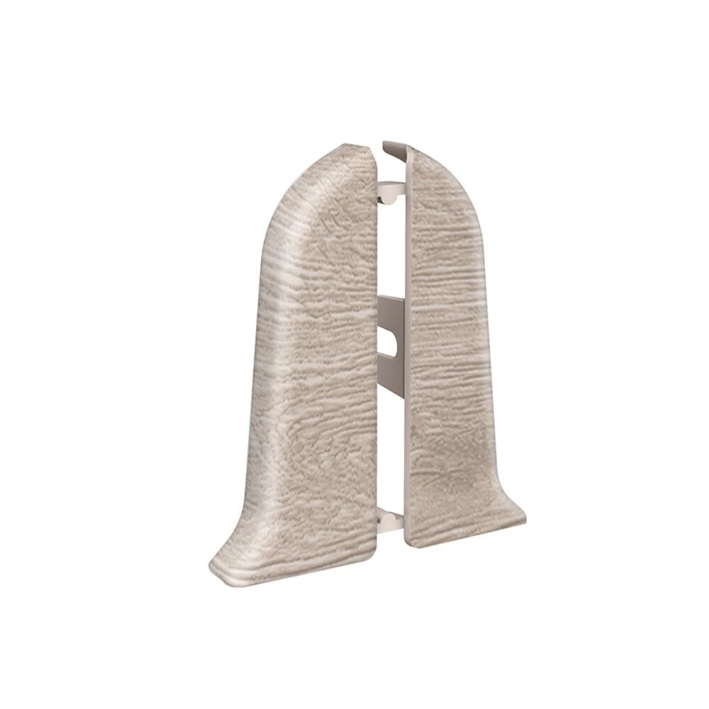 Заглушка торцевая Идеал Классик 55 мм дуб палена левая-правая S-профиль (2 шт.) Идеал К-П55-Тп-Ф1 415 ДУБ ПАЛ