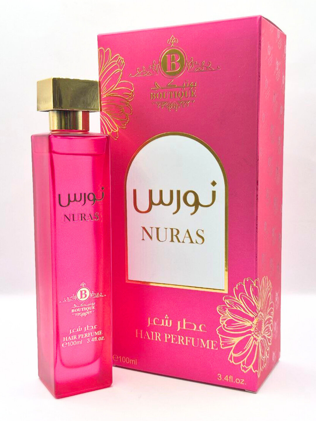 Парфюм для волос Boutique Nuras 100 мл — лёгкий ароматный спрей с ухаживающим эффектом