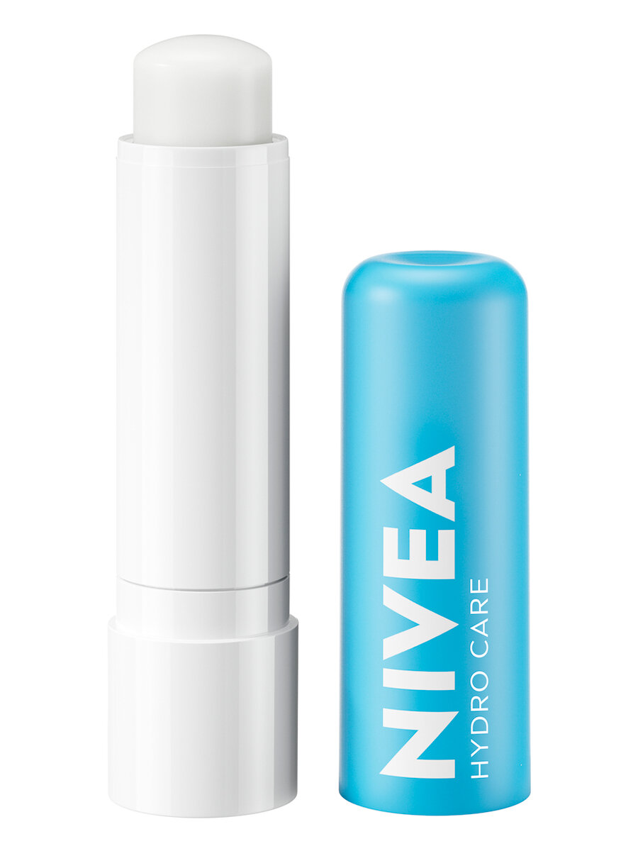 Бальзам для губ NIVEA "Аква-уход" с маслом дерева ши и витаминами С и Е, 4,8 гр. — фото 1