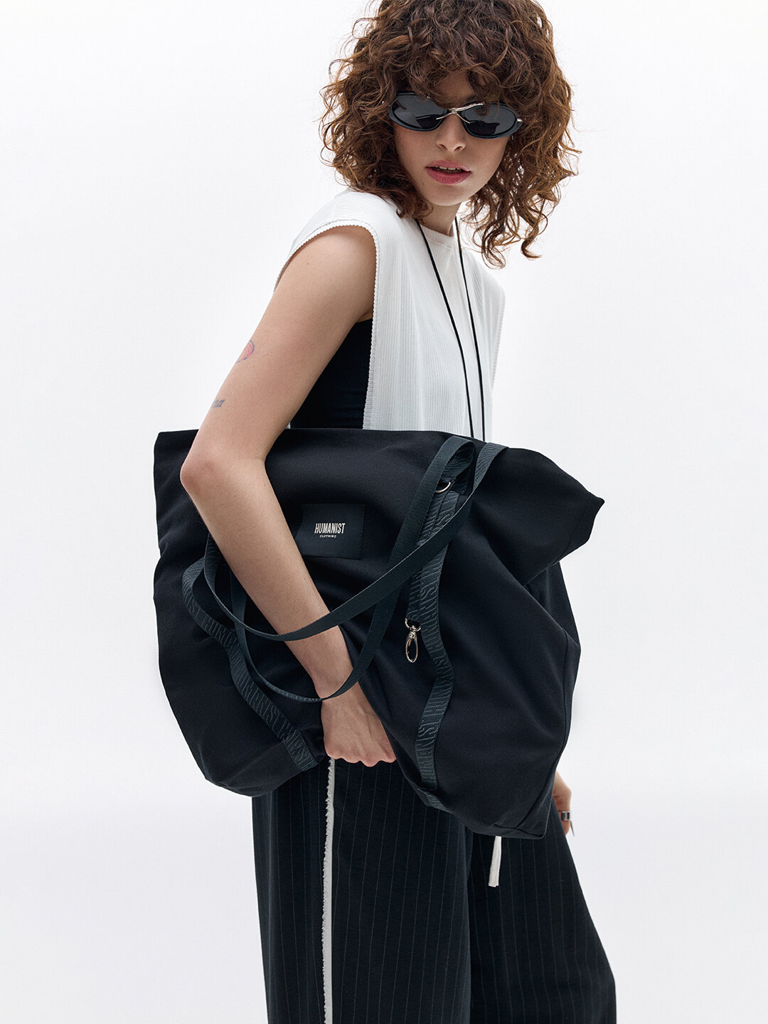 Сумка шоппер HUMANIST, черный — фото 1