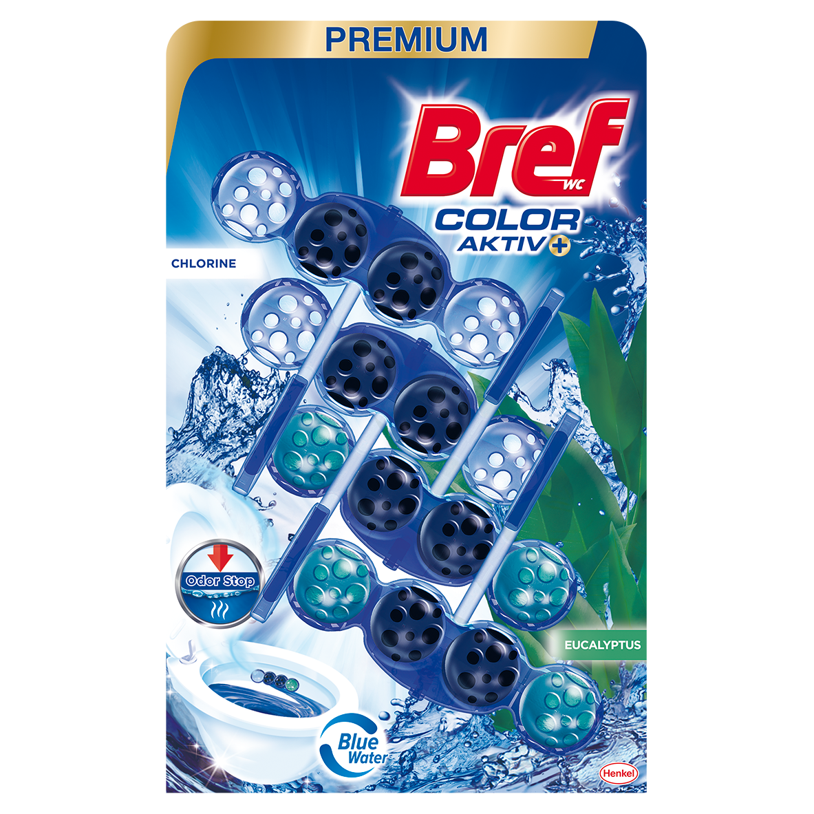 Bref CA Chlorine/Eucalyptus 4x50g — фото 1