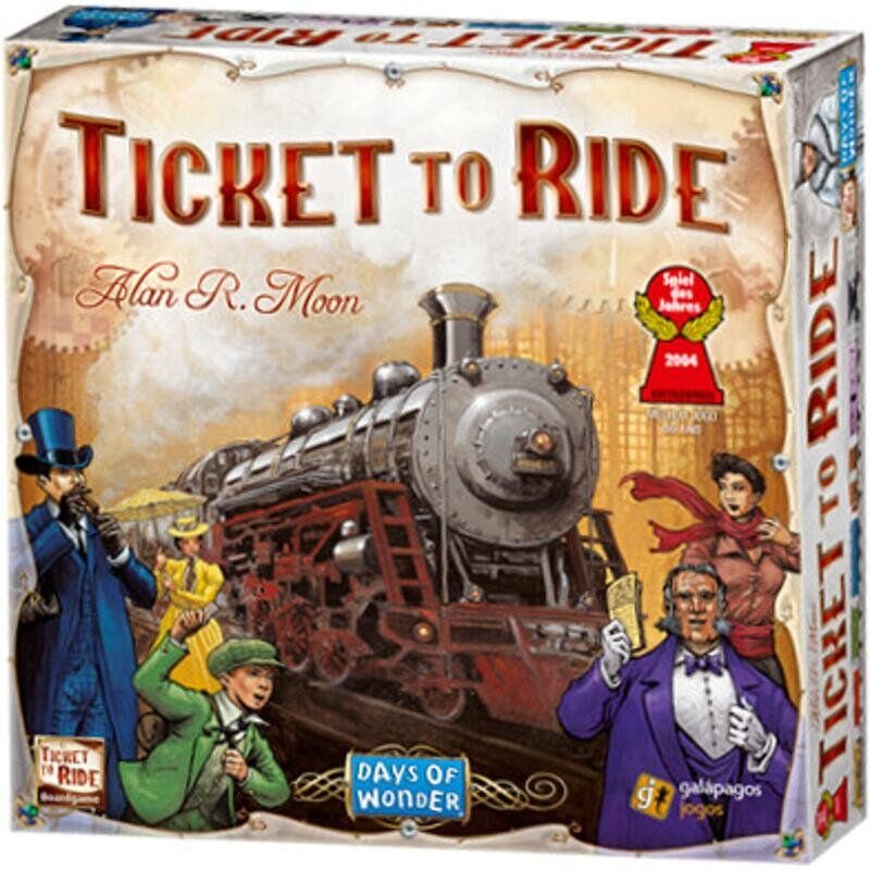 Настольная игра Ticket To Ride с ярким дополнением 1912 для детей и взрослых