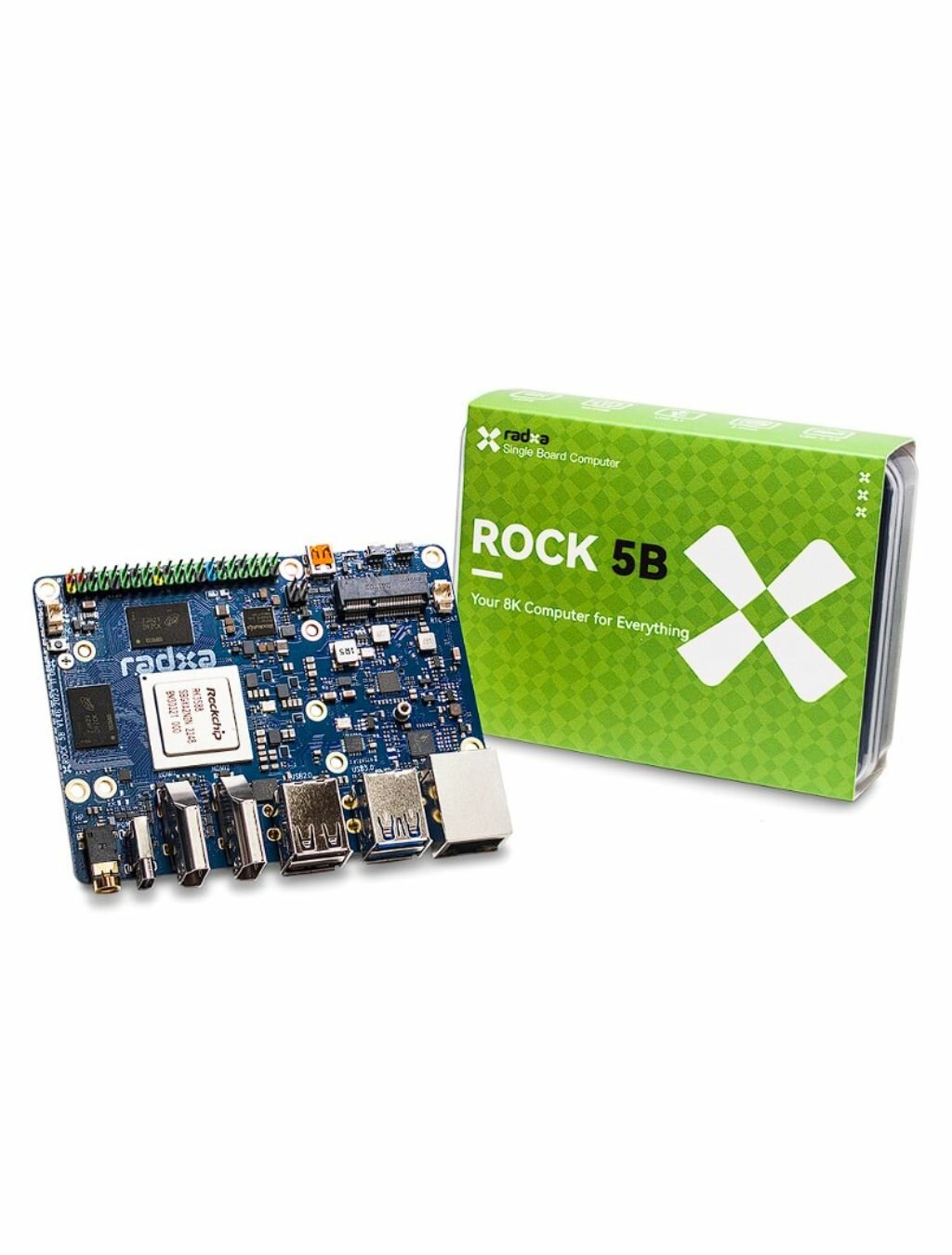 Одноплатный микрокомпьютер Radxa ROCK 5B 8GB RAM О
