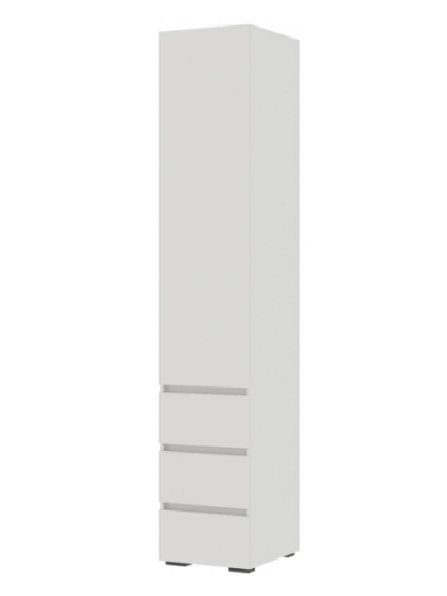 Пенал закрытый Стендмебель Хелен ПН-03 белый, ЛДСП, 2100x460x400