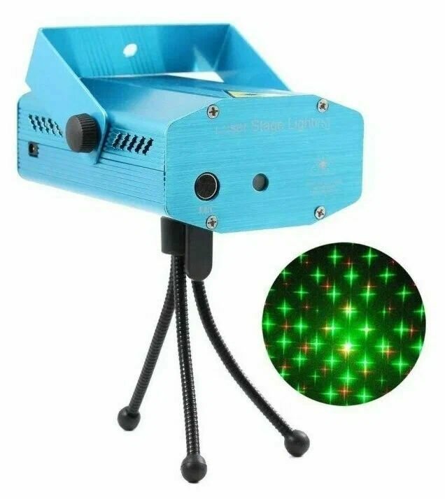 Лазерный мини проектор Mini Laser Stage Laser Lighting