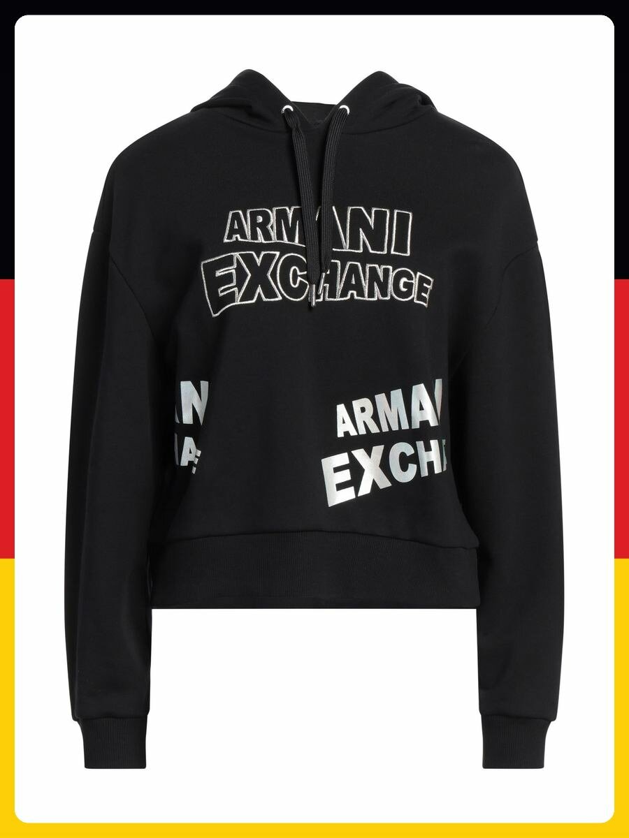 Толстовка спортивная Armani Exchange, размер M, , черный