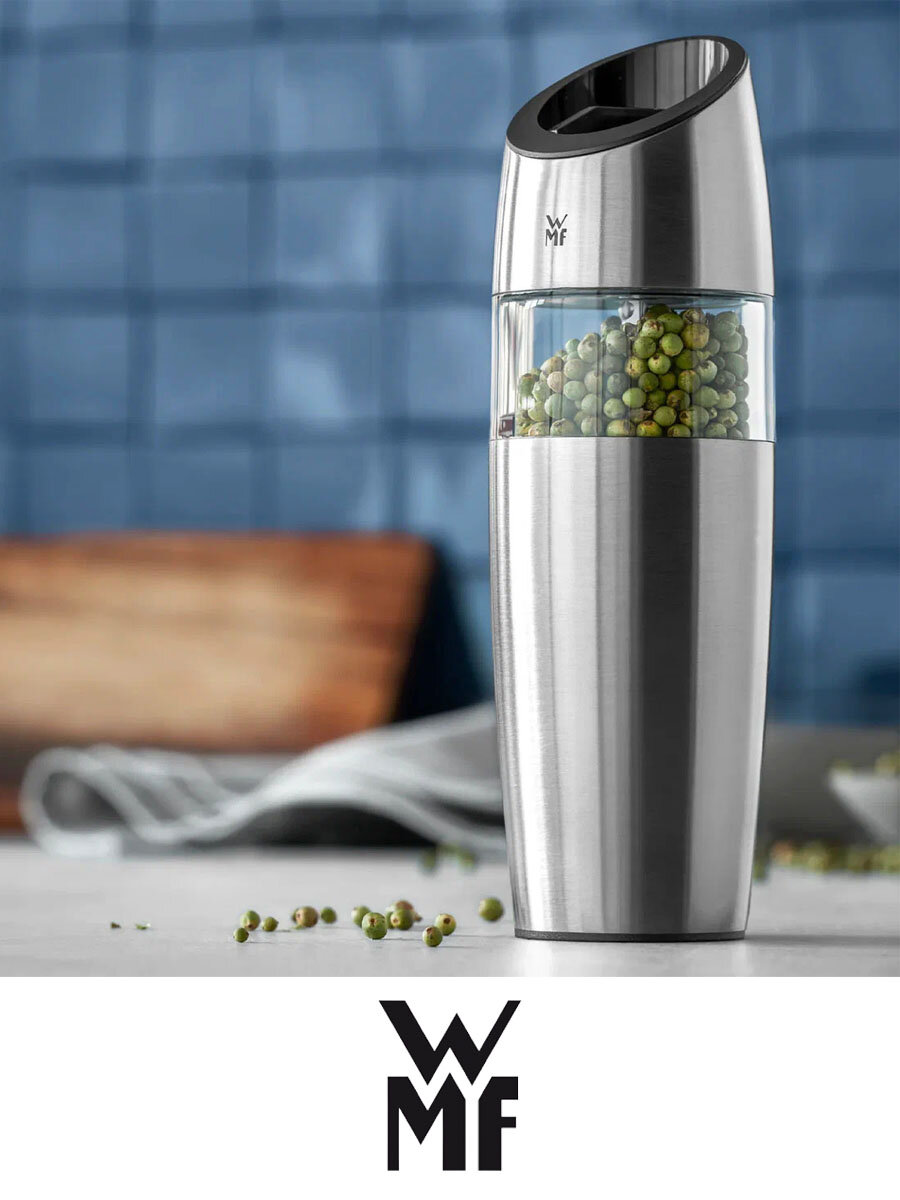 Мельница для специй на батарейках WMF Ceramill Electric, серебристая