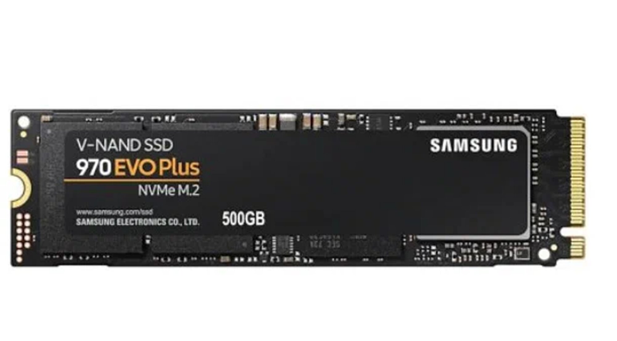 Накопитель SSD Samsung 970 EVO Plus MZ-V7S500BW, 500Гб, форм-фактор M.2, тип PCI-E