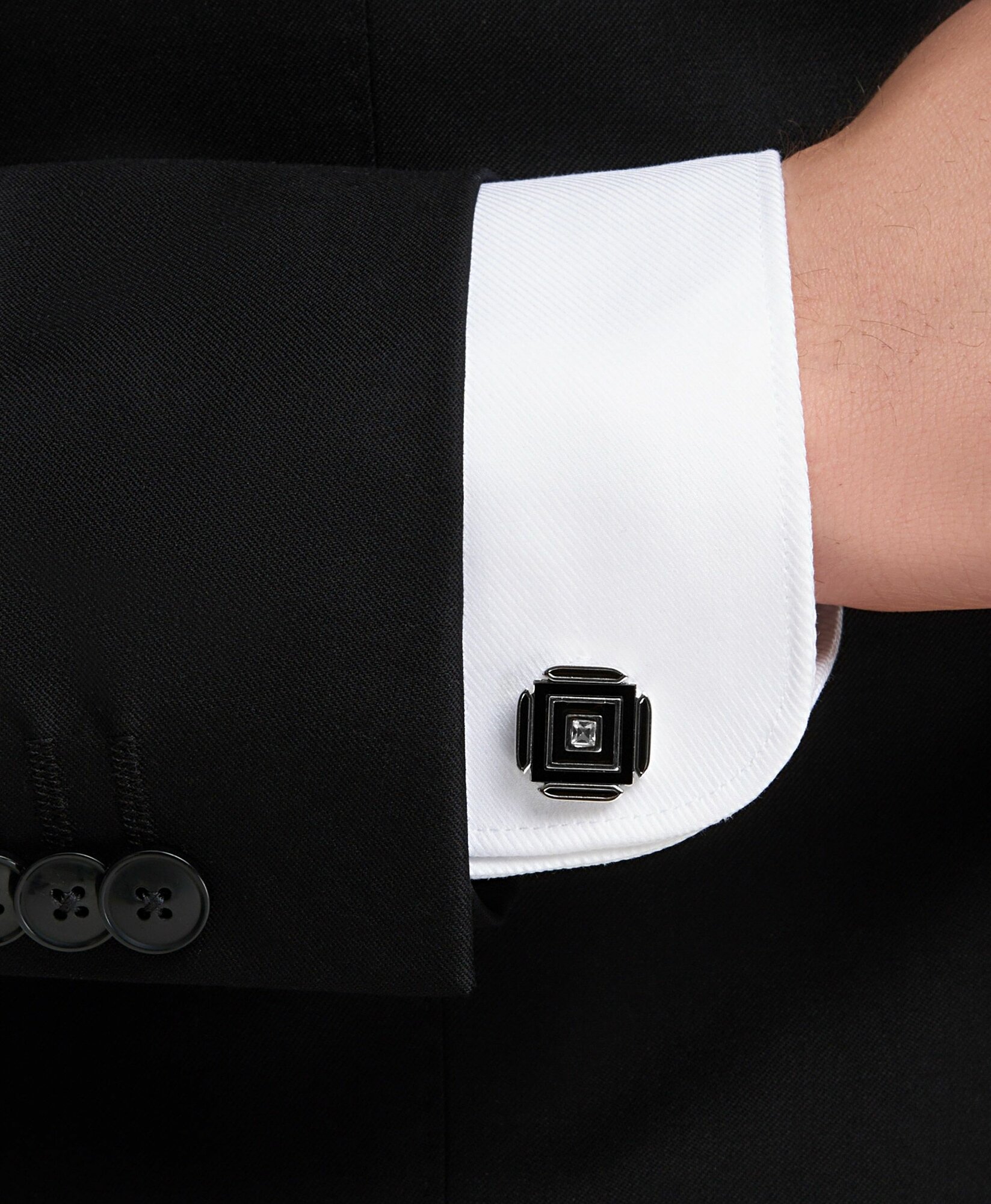 Запонки HENDERSON, черный — фото 1