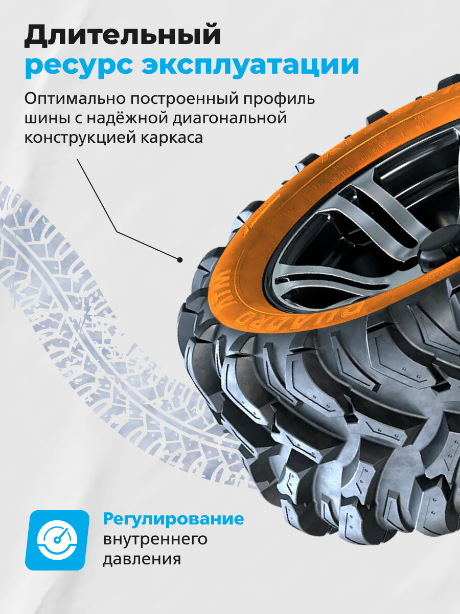 Автошина KAMA QUADRO ATM (НК-437) 26х8-14 44 L 0 — фото 1