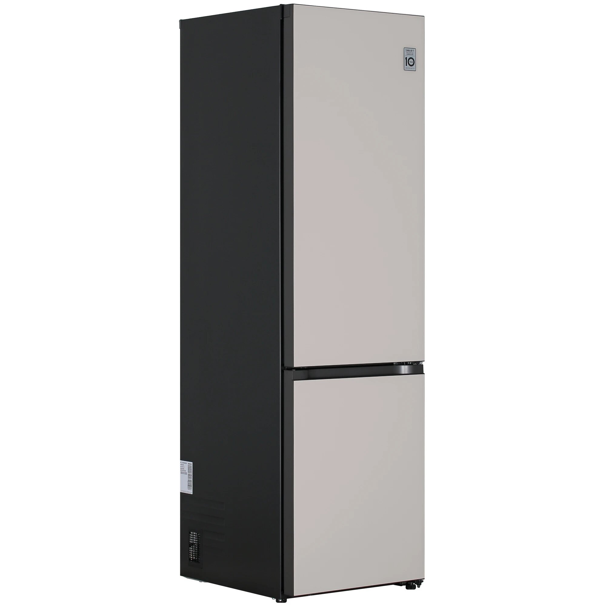 Холодильник с морозильником LG GC-B509QG9M бежевый, размораживание - No Frost