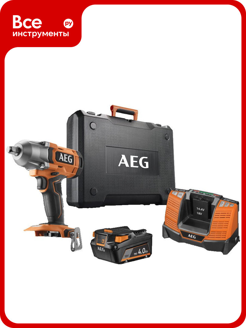 Ударный гайковерт AEG 18В BSS18C12ZC-402C 4935493428