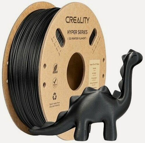 Изображение товара Филамент Creality Hyper PLA-CF (Carbon fiber) 1кг. Черный