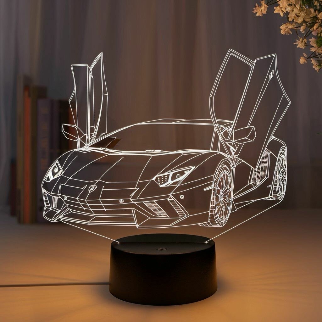 3D-Светильник Ламборджини Авентадор