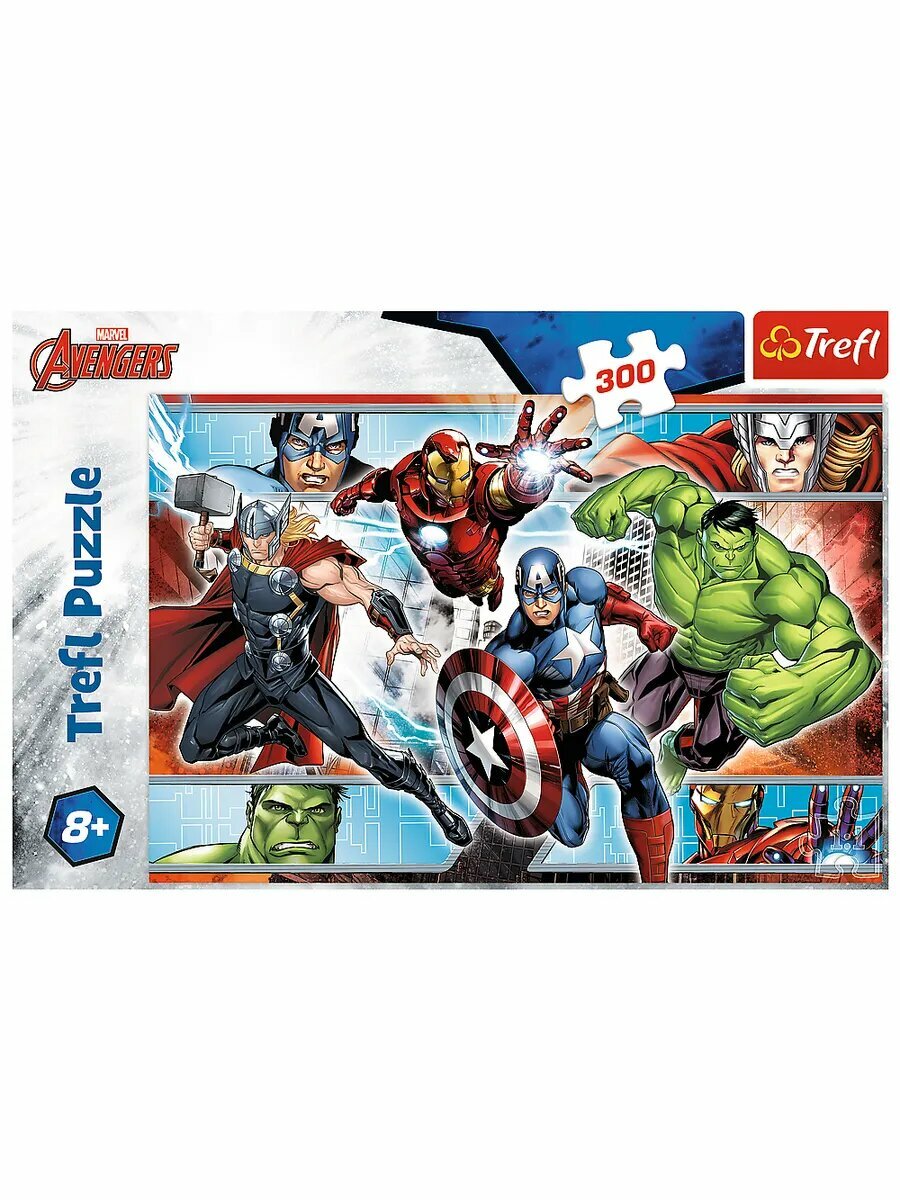 Trefl Мстители, 300 деталей, Marvel — фото 1