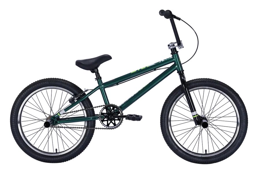 Велосипед BMX Tech Team Step One 20". рама сталь 18,7", зеленый