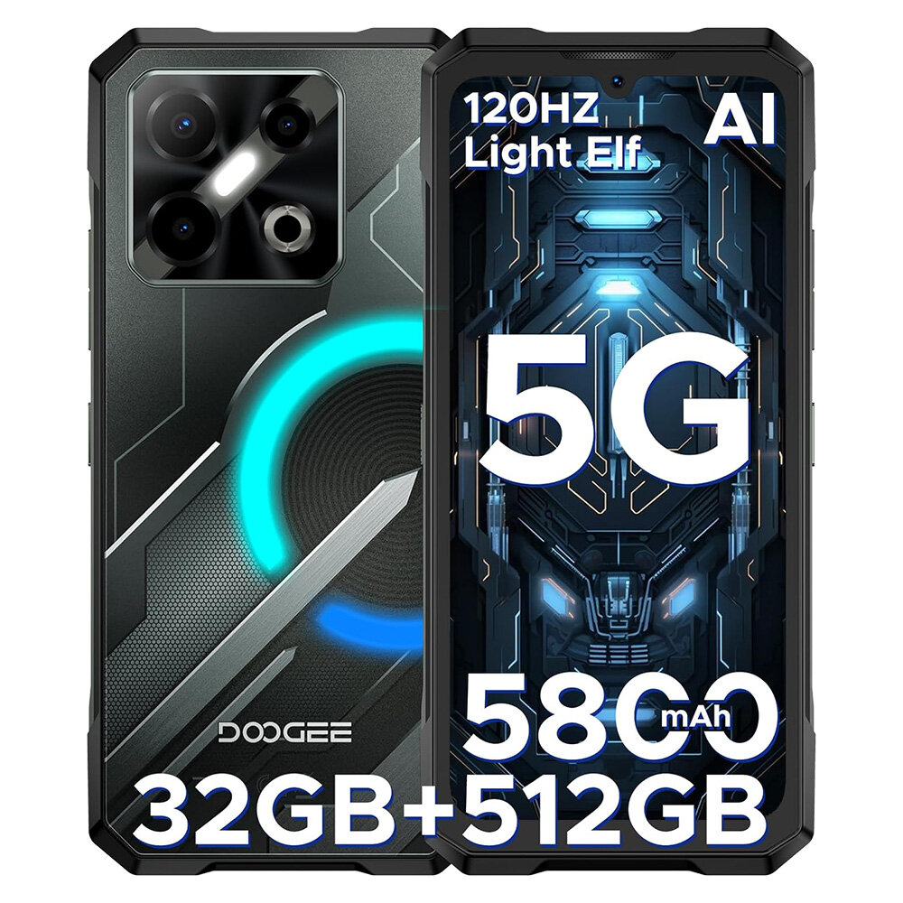 Doogee Смартфон Blade GT Pro MediaTek Dimensity 7025 12/512 ГБ, черный