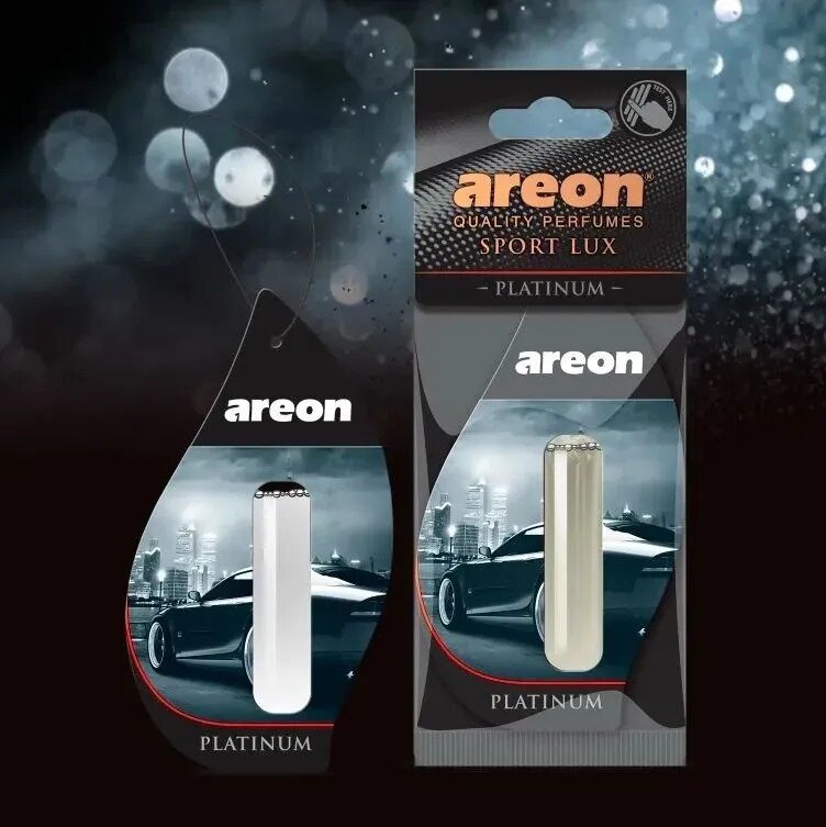 Ароматизатор на зеркало Areon Liquid lux жидкий Platinum платина 5 мл