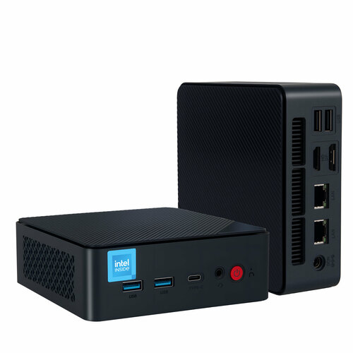 Мини ПК BRENUC N6M Intel N100, LPDDR5 RAM 12 ГБ, SSD 256 ГБ, Intel UHD Graphics, Win11 Pro), Dual 2.5G WiFi6 BT5.2