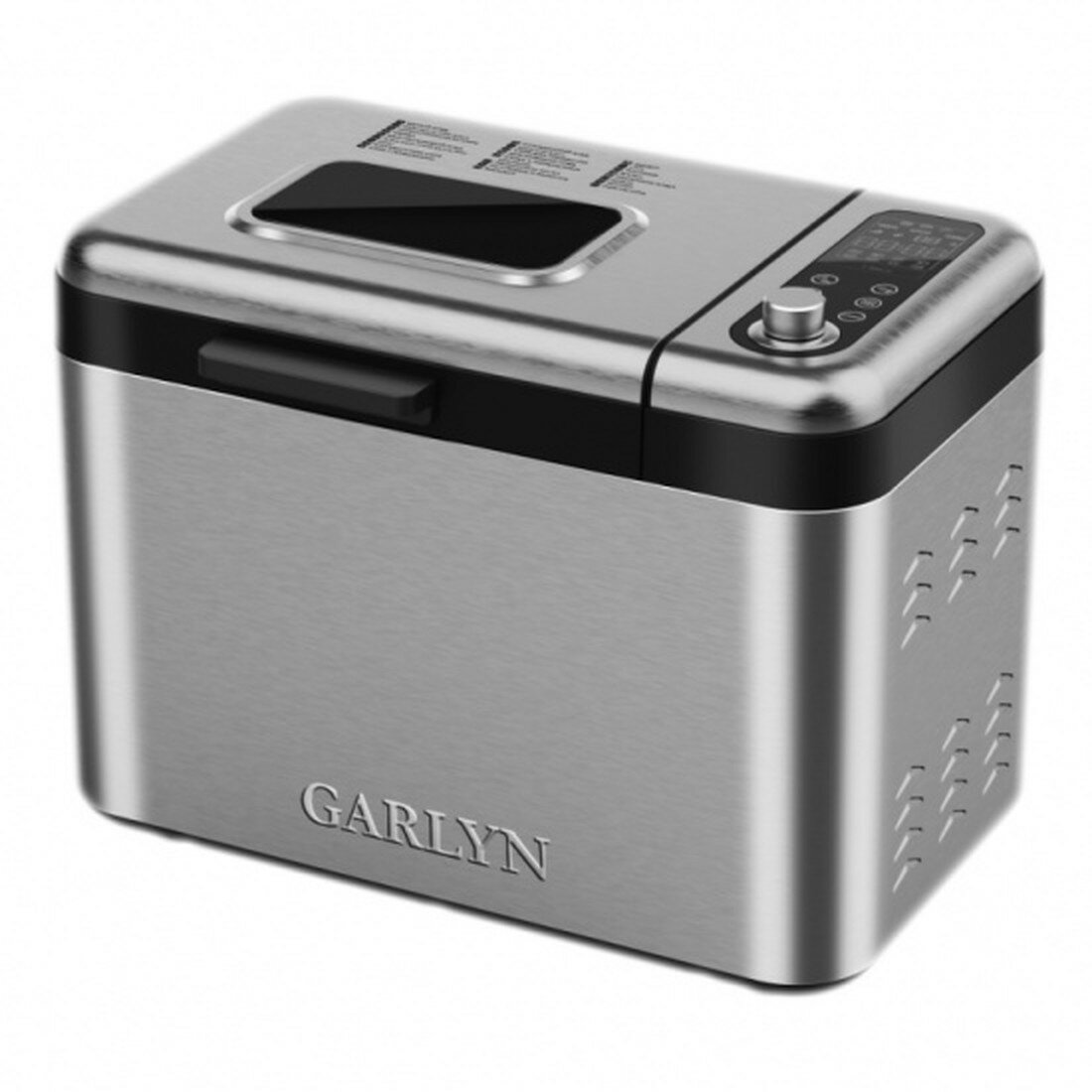 Хлебопечь GARLYN Home BR-2000, нержавеющая сталь/пластик, 850Вт, 1500г, таймер до 15ч