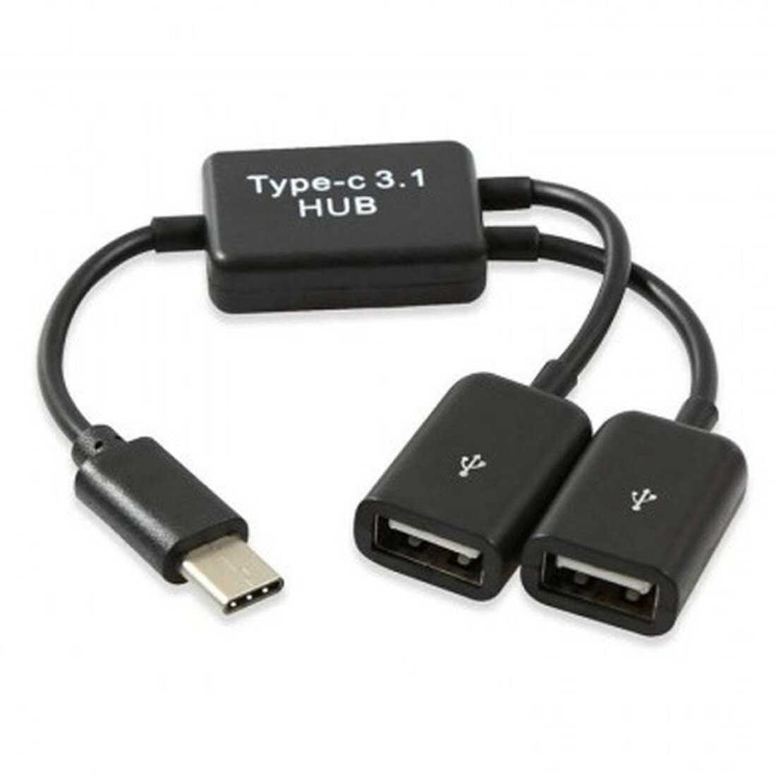 Адаптер Ks-is KS-813 USB Type C USB 2.0 OTG 2 порта