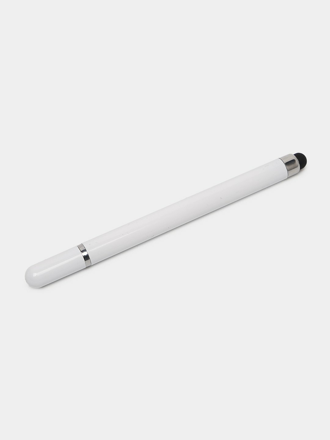 Универсальный стилус для телефонов и планшетов, 2 в 1, белый — фото 1