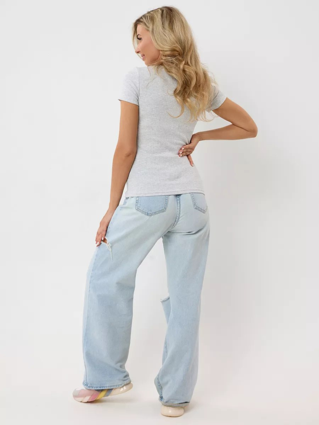 Майка Майки, 1 шт., размер M, серый, серый — фото 1