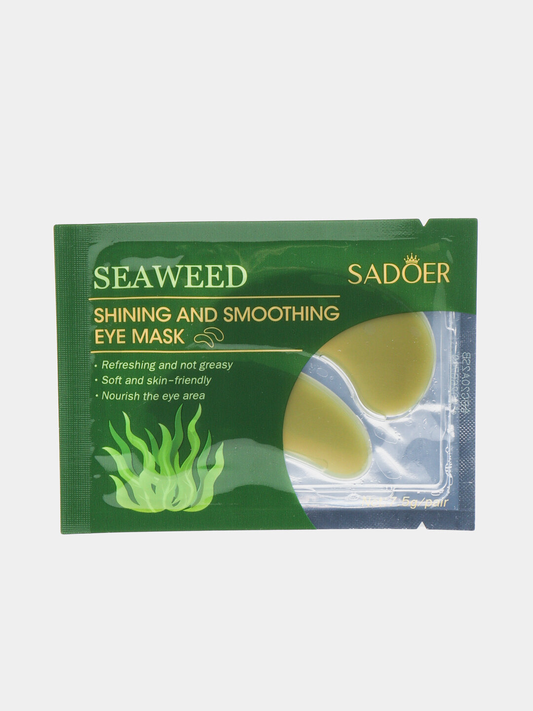 Патчи под глаза Sadoer "Seaweed", 1 шт
