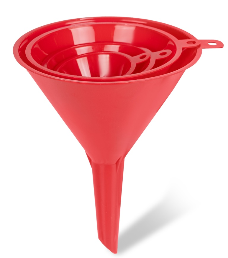 Воронки комплект 4шт (50мм 75мм 95мм 115мм) avs of-04к