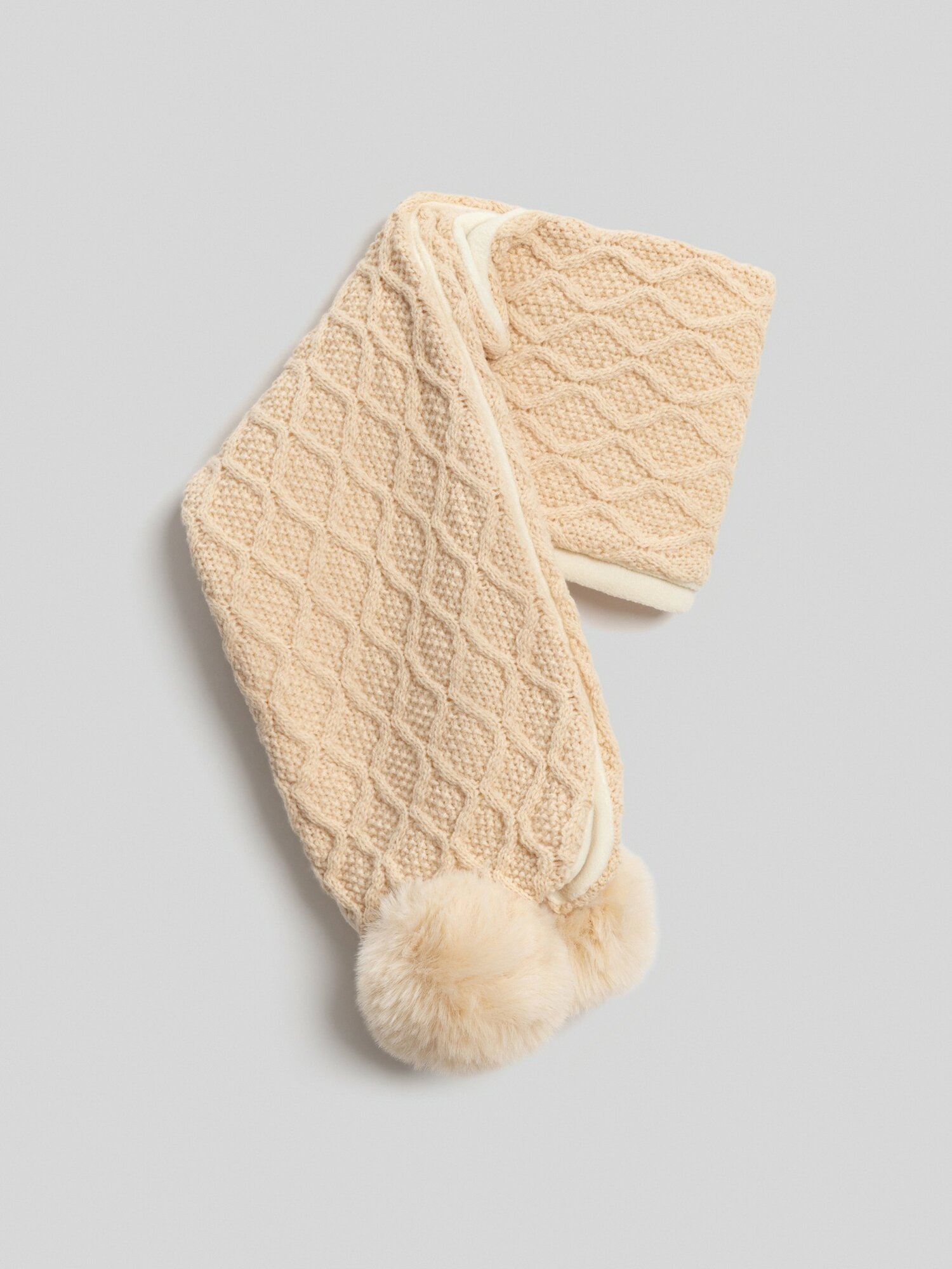 Шарф Acoola для девочек one size светло-бежевый