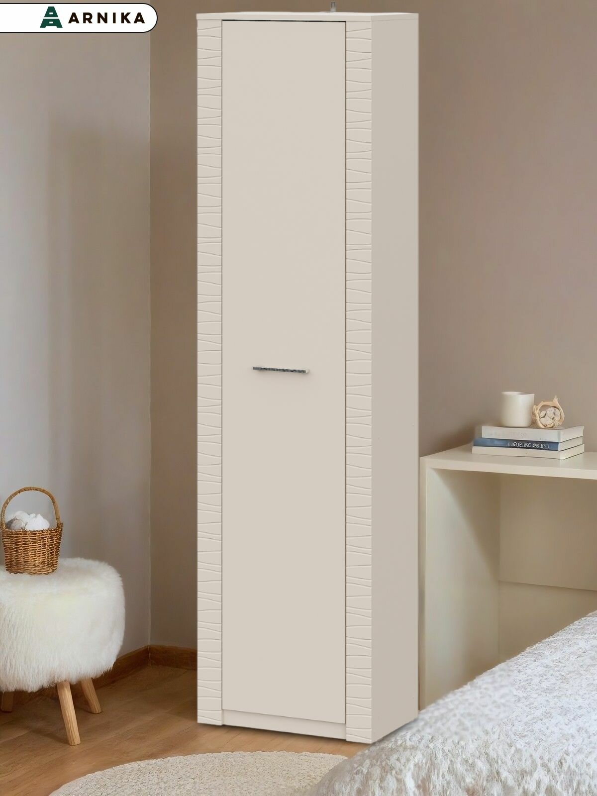 ARNIKA Шкаф-пенал для одежды 56х35х210см меланж