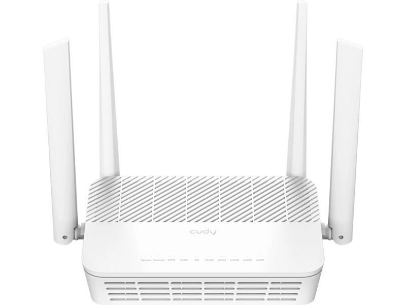 Маршрутизатор AX3000 2 5G Wi-Fi 6 Mesh PoE Router Dual Band, Chipset MT7981BA+MT7976CN+MT7531AE+RTL8221B, 802.11ax/ac/a/b/g/n, 2402Mbps at 5GHz + 574Mbps at 2.4GHz, 1 x 2.5G Port(PoE-IN,802.3at/af or Passive PoE), 4 x 10/100/1000Mbps Ports, 4 x 5dBi