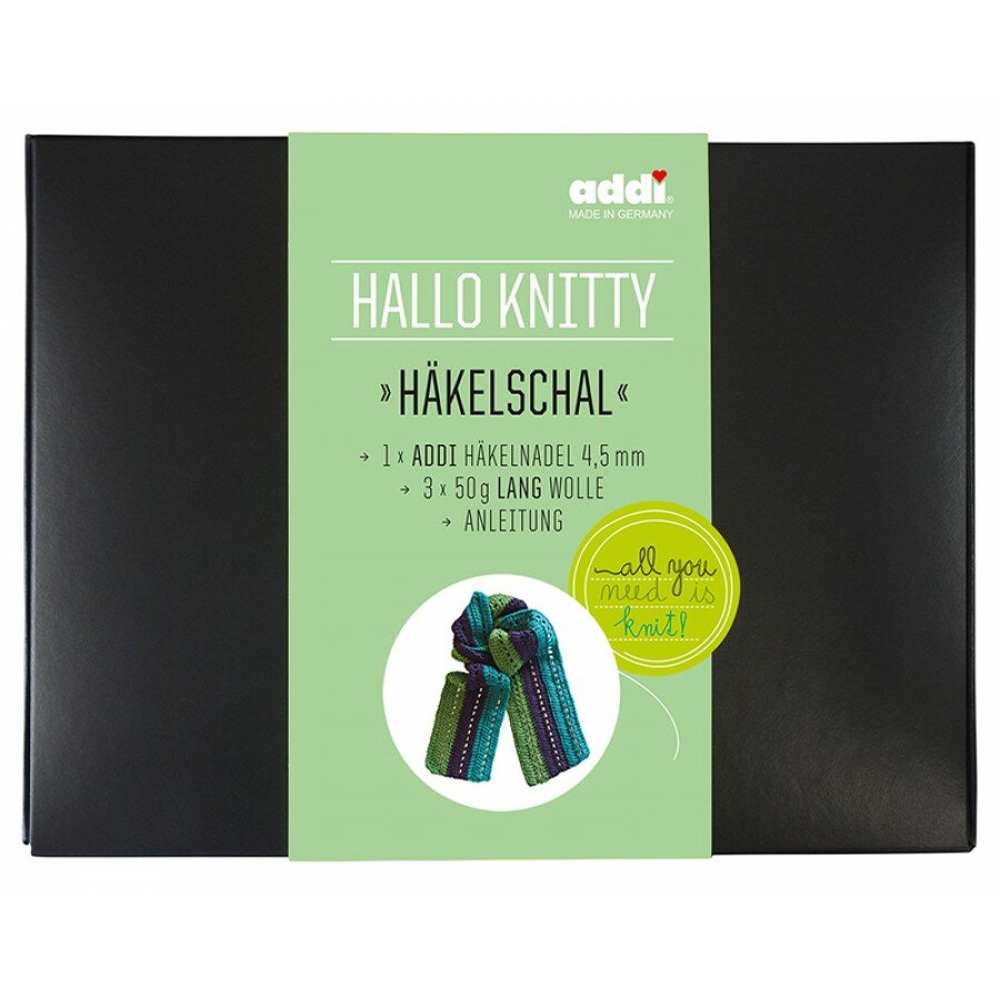 Набор для вязания шарфа Hello Knitty Haekelschal