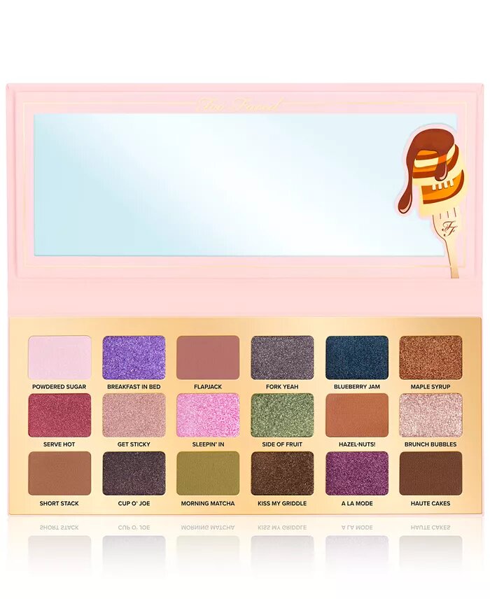 Too Faced Maple Syrup Pancakes Eye Shadow Palette – палетка теней для век с ароматом кленовых панкейков (лимитированная коллекция)