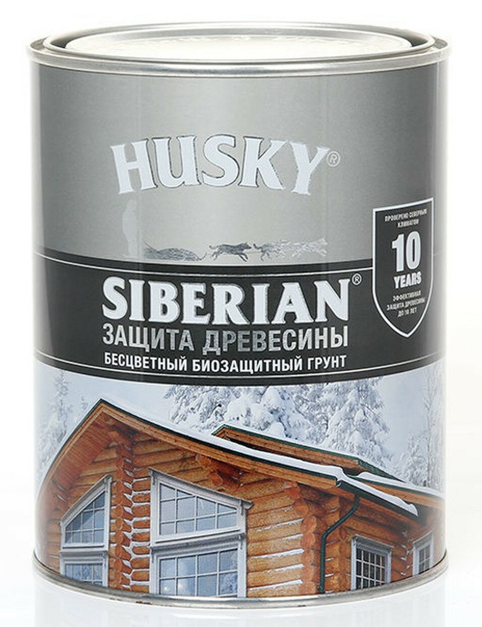 Грунт Husky Siberian алкидный бесцветный для дерева 0.9 л