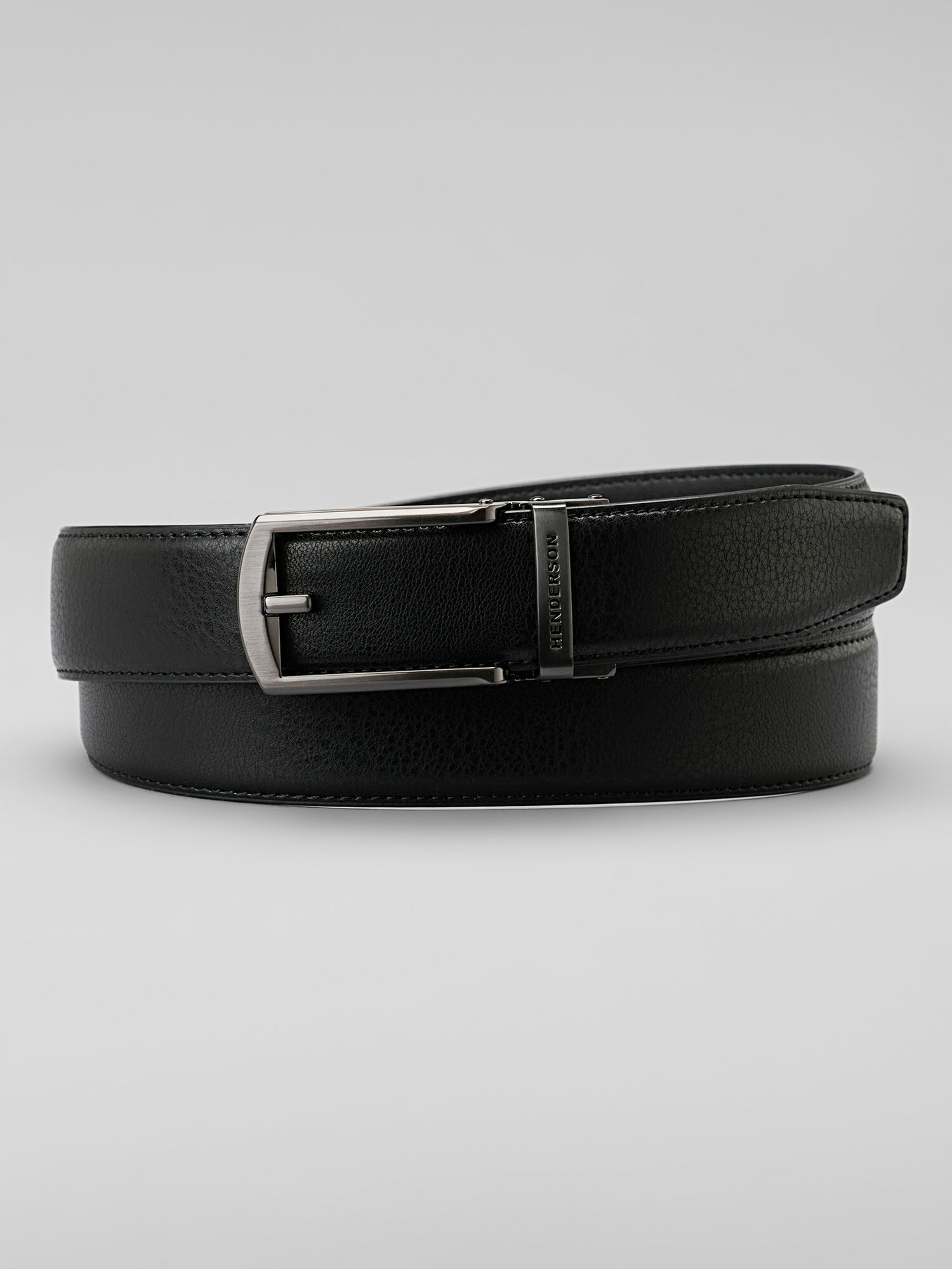 Ремень HENDERSON для мужчин, размер 125, черный