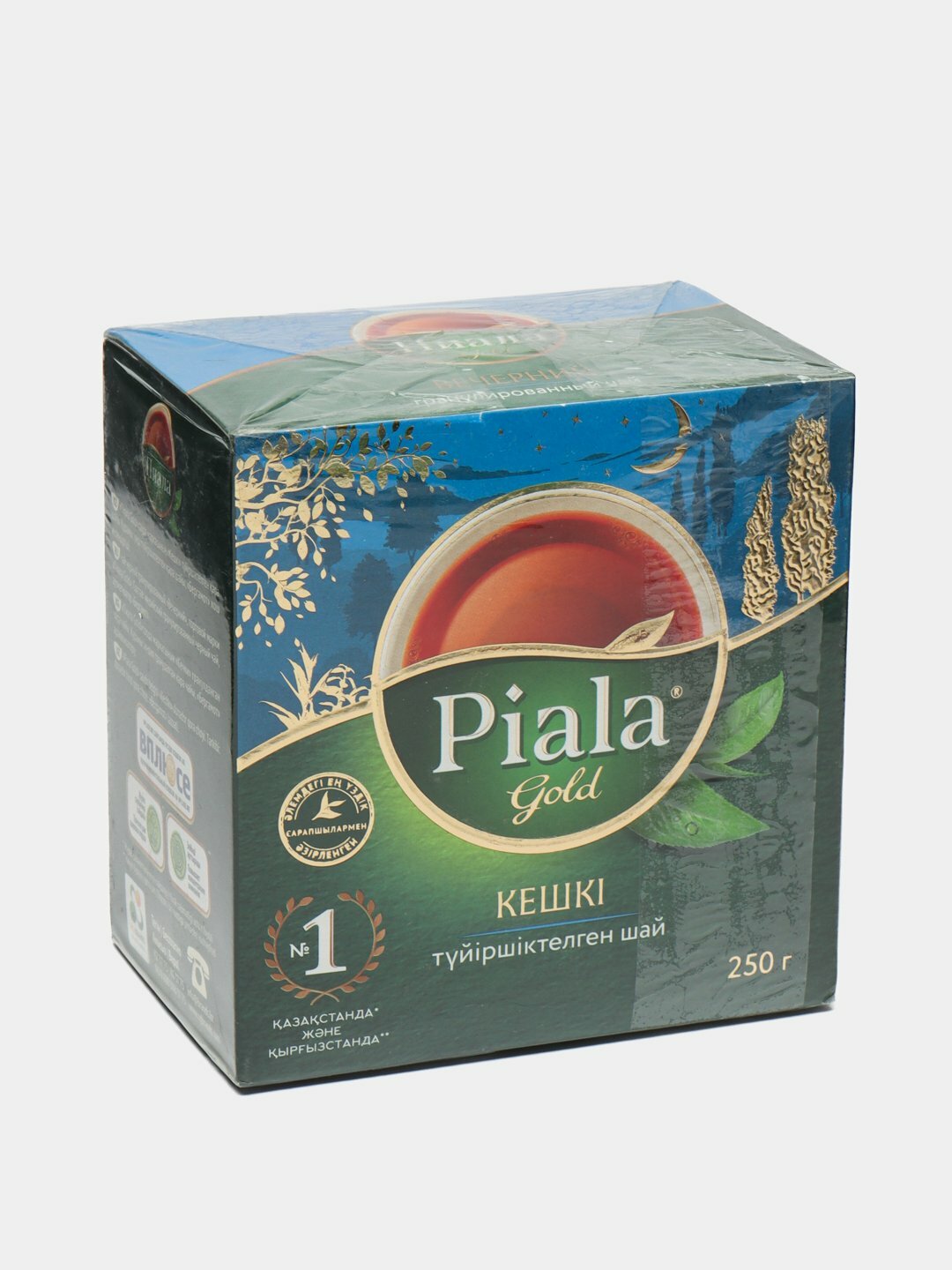 Чай Piala Gold, чёрный, 250г, высококачественный, с крупицами