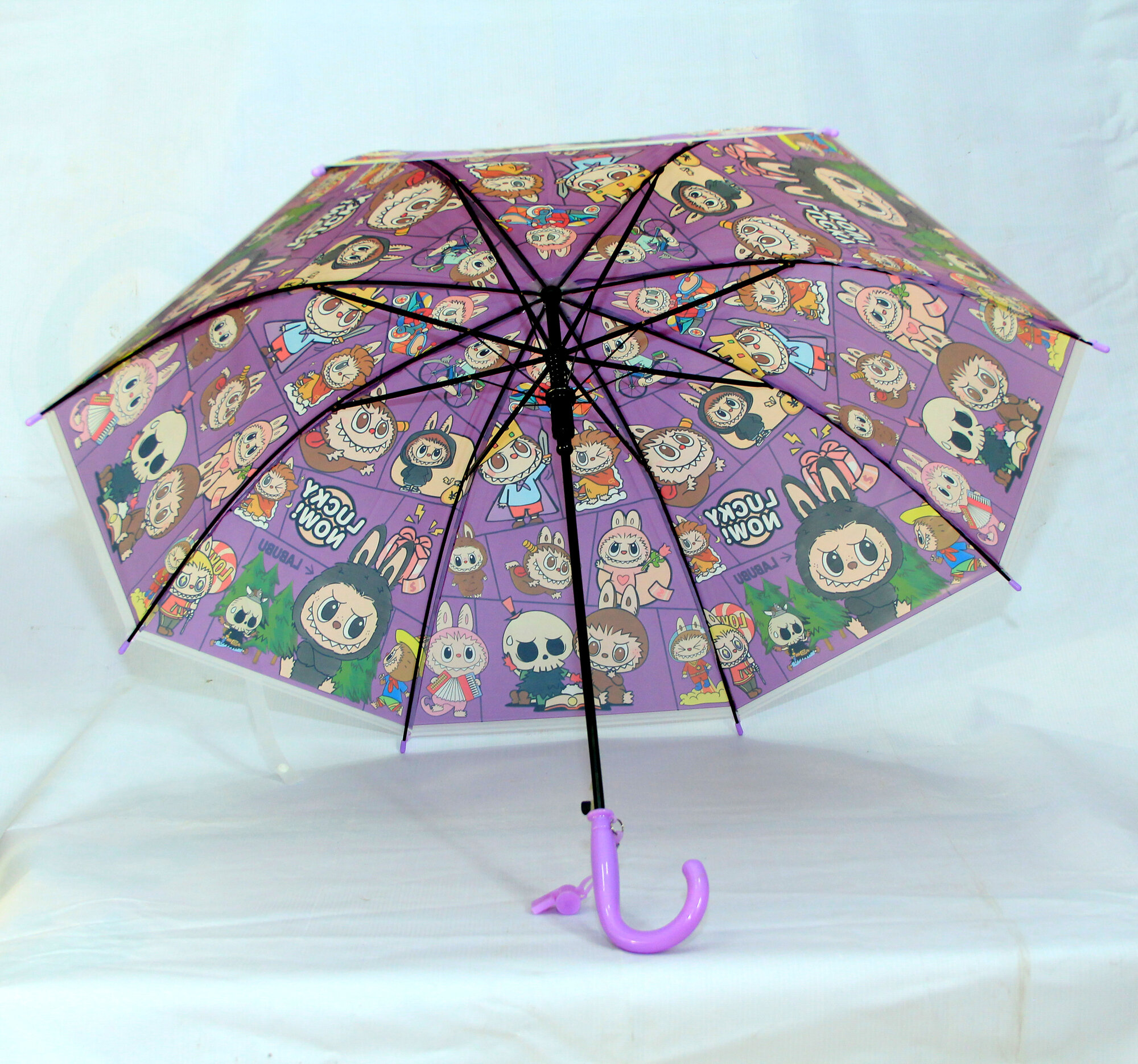 Зонт-трость , фиолетовый — фото 1