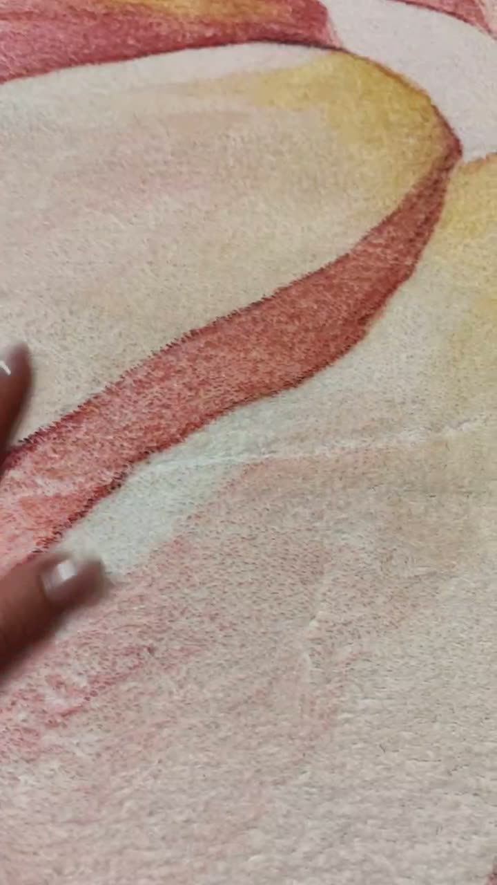 Мягкий , стильный, прикроватный коврик в виде цветка. Противоскользящий — фото 1